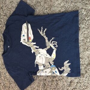 GAP Robot Dinosaur Zip Pocket Tee (M)